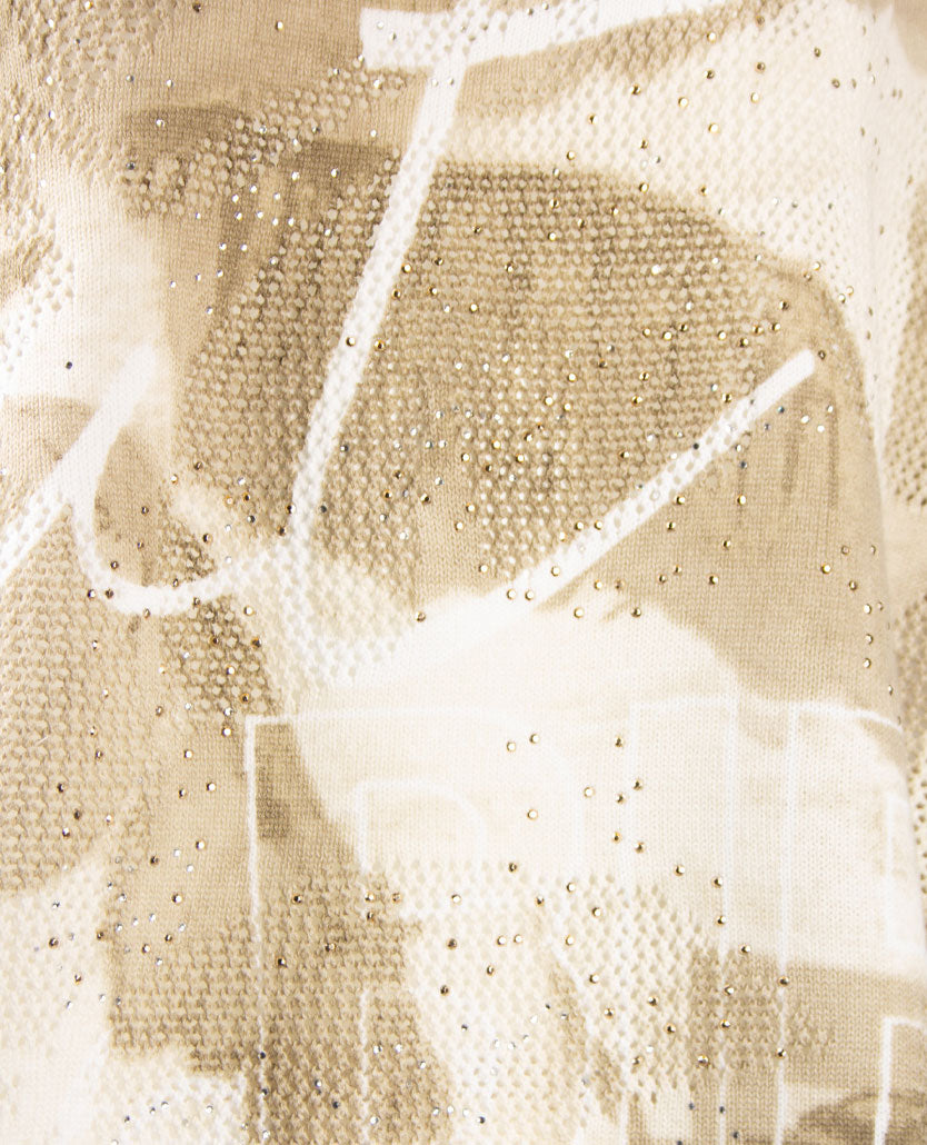 Rabe - Pullover - Beige met wit