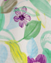 Rabe - Blouson top - Ronde hals - Bloem blue, lila, groen en wit