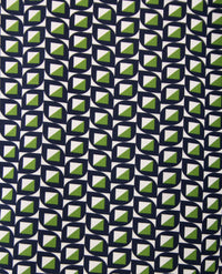 Rabe - Top - Ronde hals - jersey - Dessin met groen, navy en wit