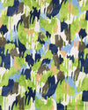Rabe - Top - Ronde hals - jersey - Grafisch dessin met khaki, groen, navy en wit en blue