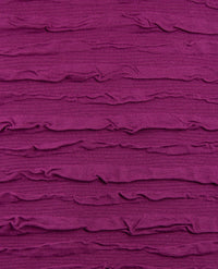 Rabe - Top - ronde hals - reliëf - Burgundy