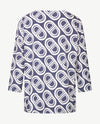 Rabe - Blouson - top - Ronde hals - Jersey - Blauwen met wit en blue