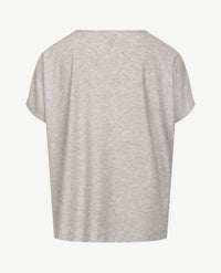 Rabe - Top - ronde hals - jersey - Glans grijs