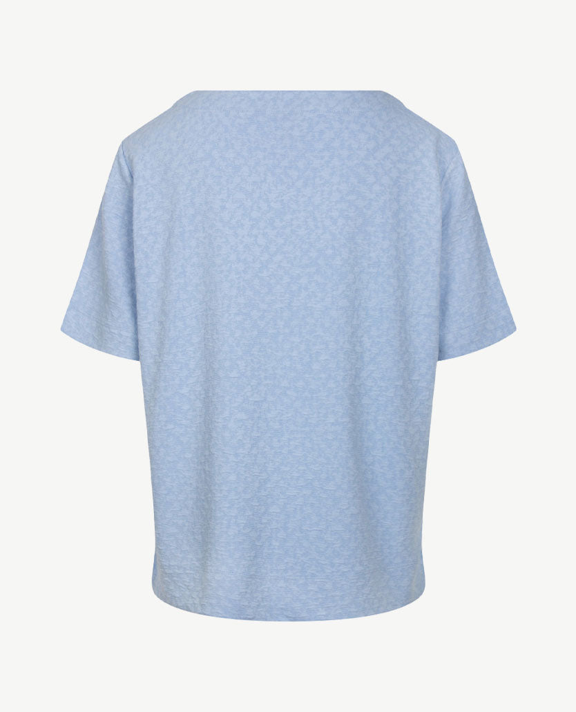Rabe - Top - Ronde v-hals - jersey - Blue