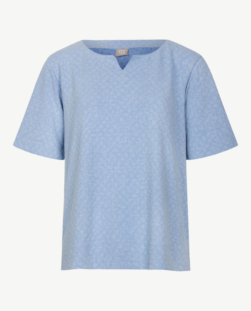 Rabe - Top - Ronde v-hals - jersey - Blue