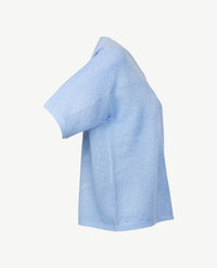 Rabe - Lichte pullover - Licht blauw met glitter