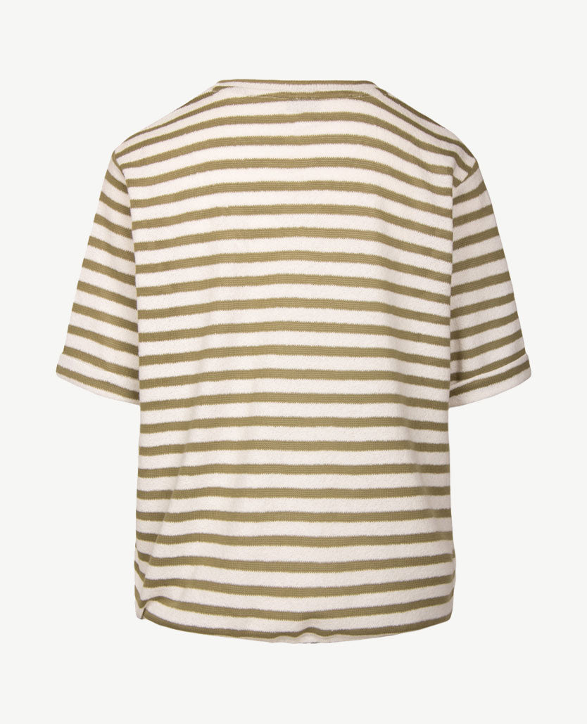 Rabe - Lichte pullover - Khaki met off-white