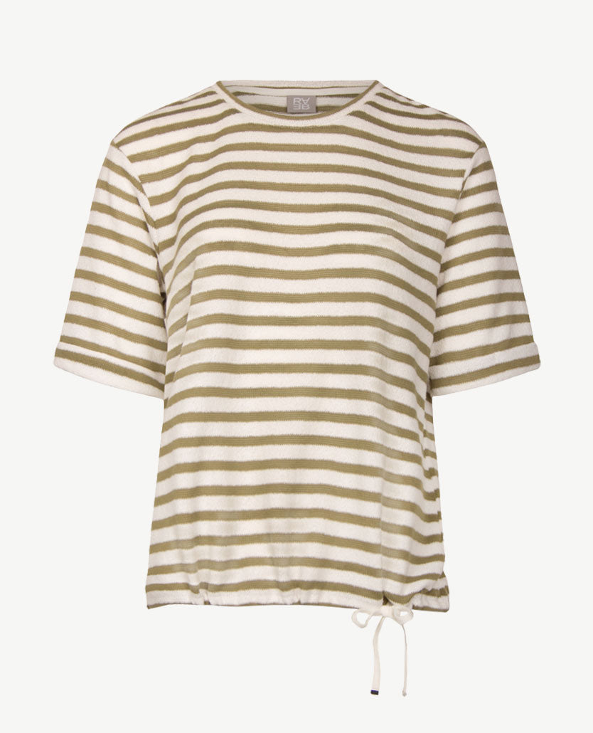 Rabe - Lichte pullover - Khaki met off-white