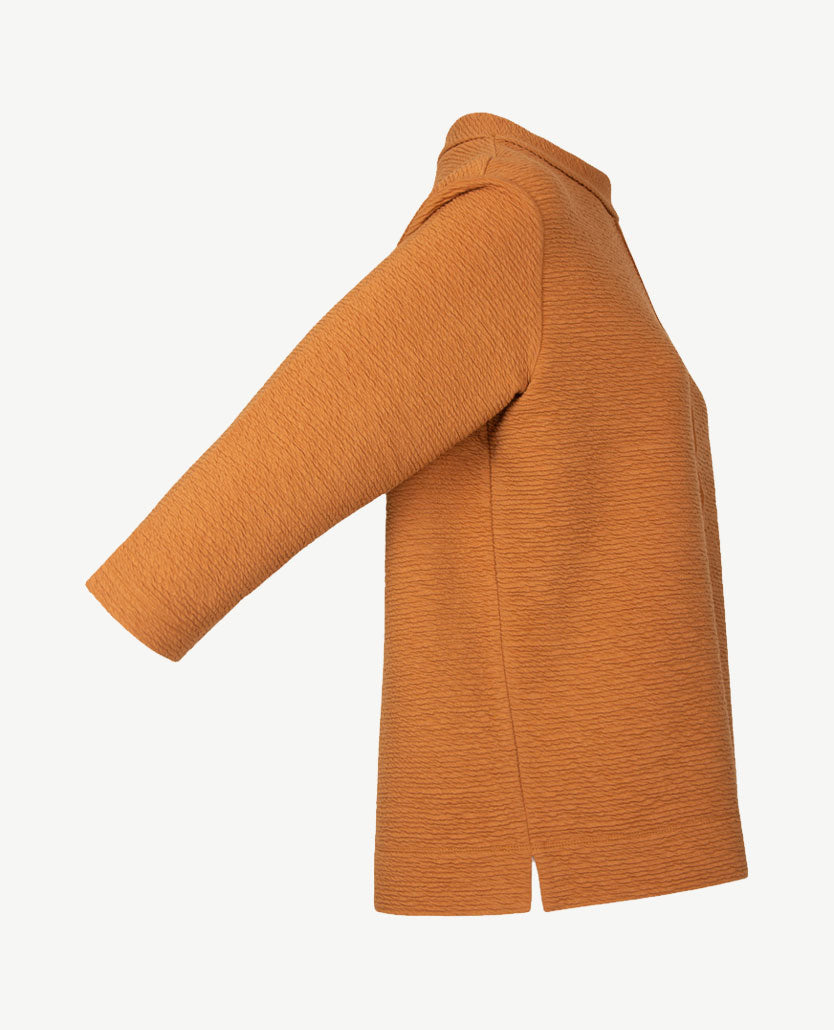 Rabe - Damestop - Ronde hals - Caramel