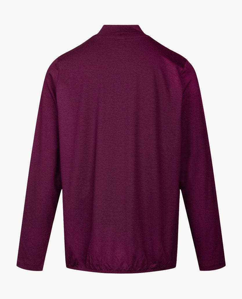 Rabe - Blouson top met coll - Merlot