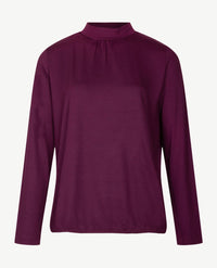 Rabe - Blouson top met coll - Merlot