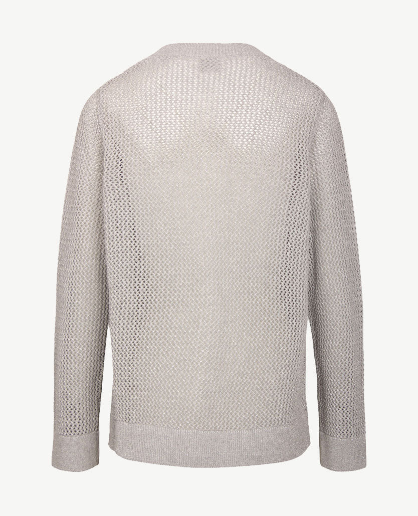 Rabe - Vest met rits - Grijs glans