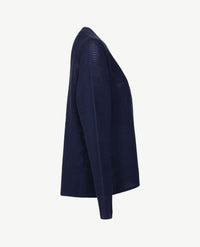 Rabe - Damesvest gebreid - Navy mêlée