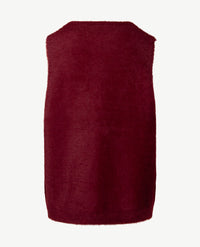 Rabe - Giletvestje dames met knopen - Merlot