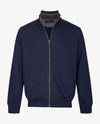 R.B. Boston - Vest - Rits en zakken - Blauw