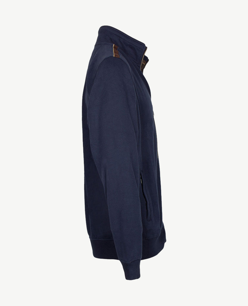 R.B. Boston - Vest - Rits en zakken - Blauw