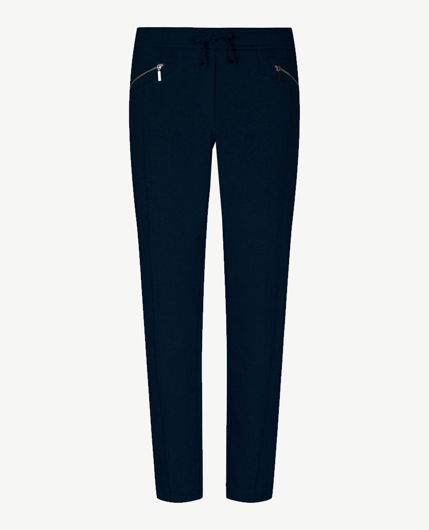Rabe - Elastiek rondom - Travelkwaliteit - Korte lengte - Navy