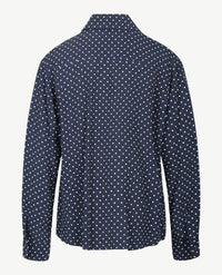 Seidensticker - Blouse - Nopje navy en wit