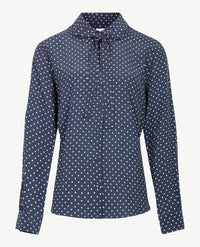 Seidensticker - Blouse - Nopje navy en wit