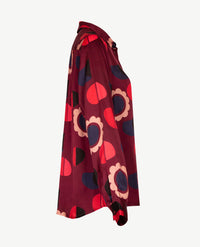 Seidensticker - Blouse - Satijnzijde - Bordeaux, navy, zwart, koraal