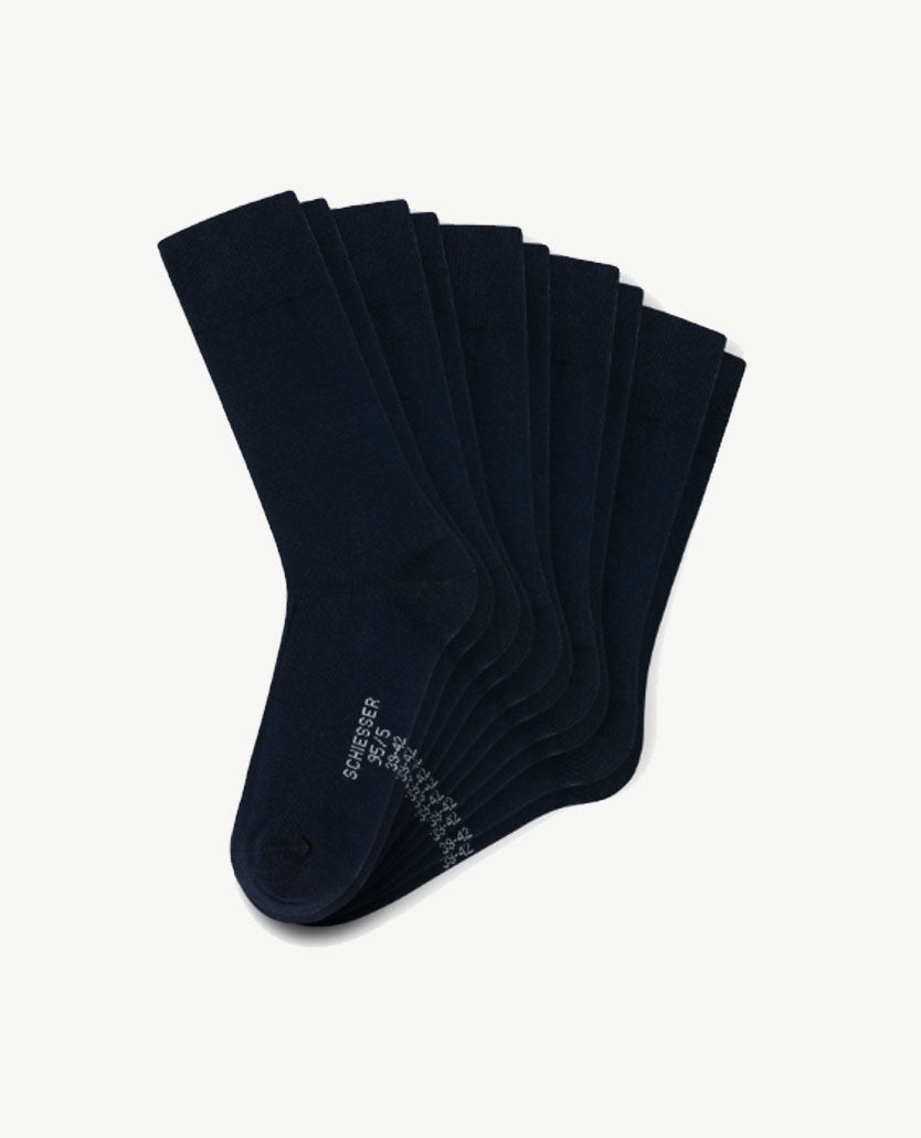 Schiesser - Herensokken Bluebird stay fresh - 5 paar - Nightblue