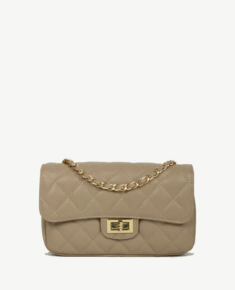 Tas - Sophia - Leer - Beige