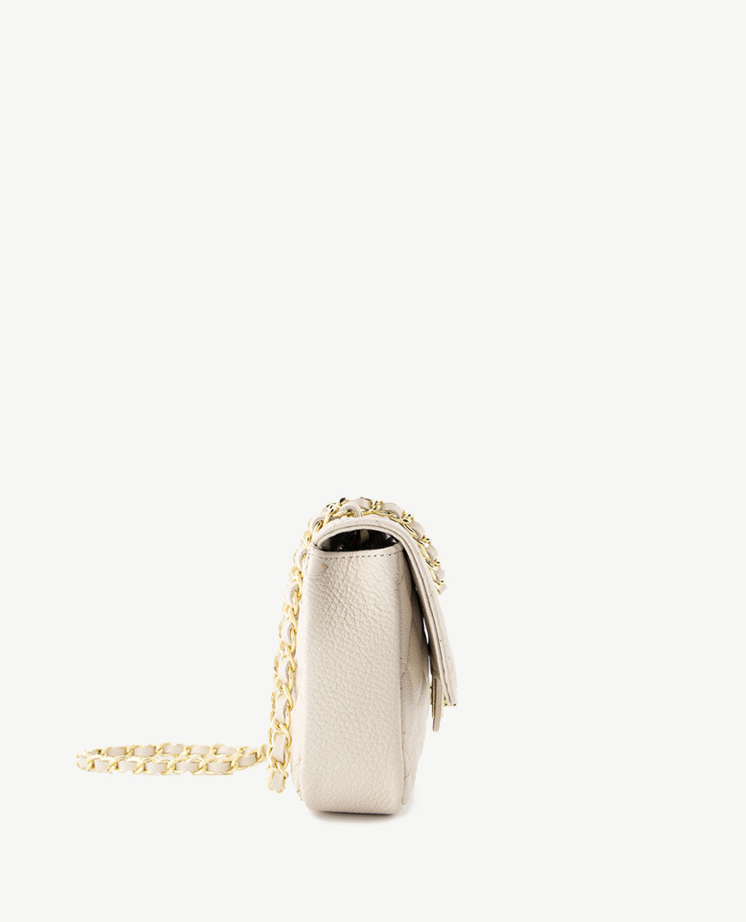 Tas - Sophia - Leer - Off-white