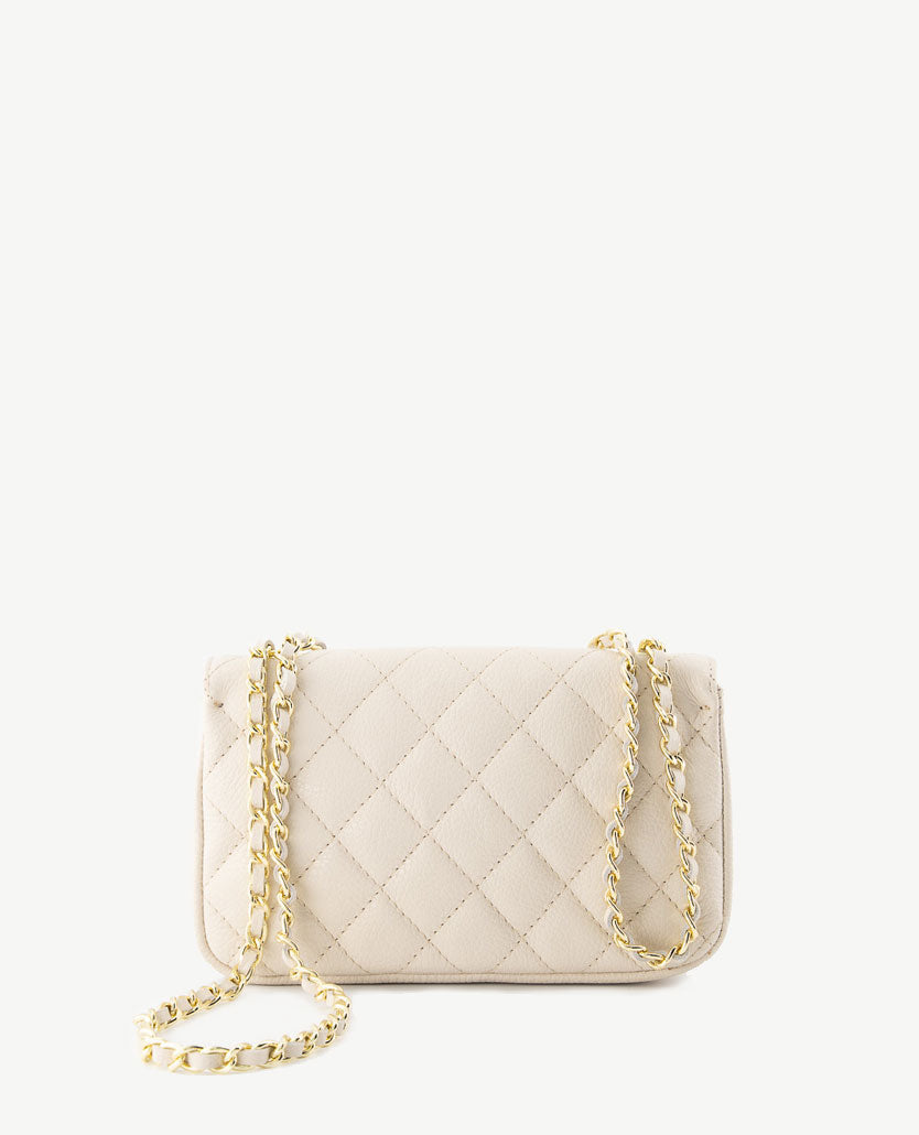 Tas - Sophia - Leer - Off-white