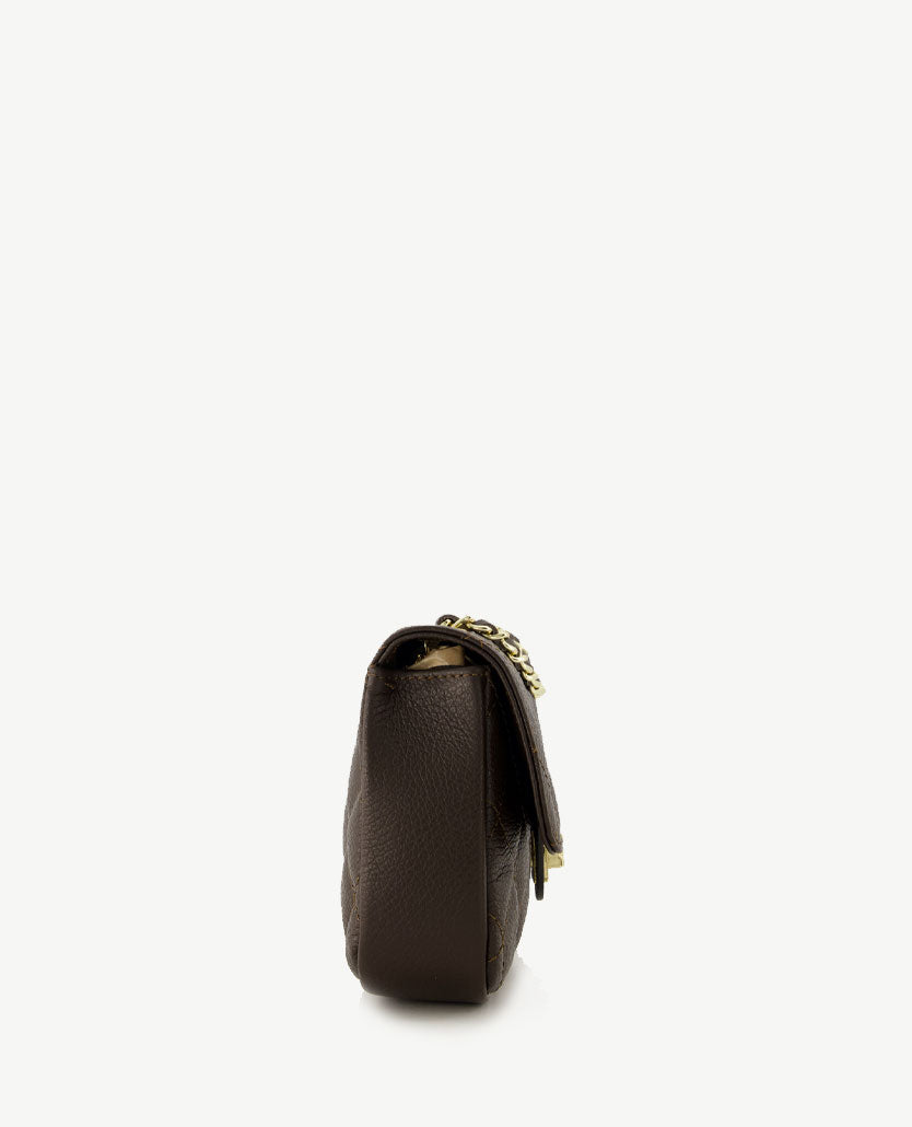 Tas - Sophia - Leer - Choco