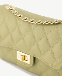 Tas - Sophia - Leer - Mosgroen