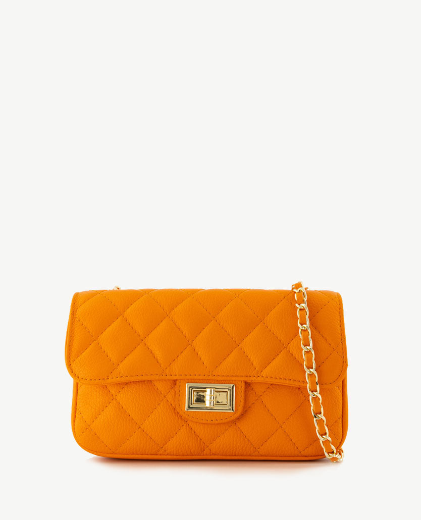Tas - Sophia - Leer - Oranje