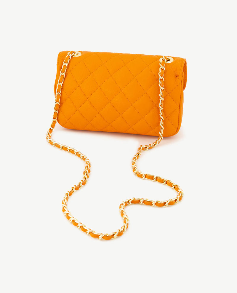 Tas - Sophia - Leer - Oranje