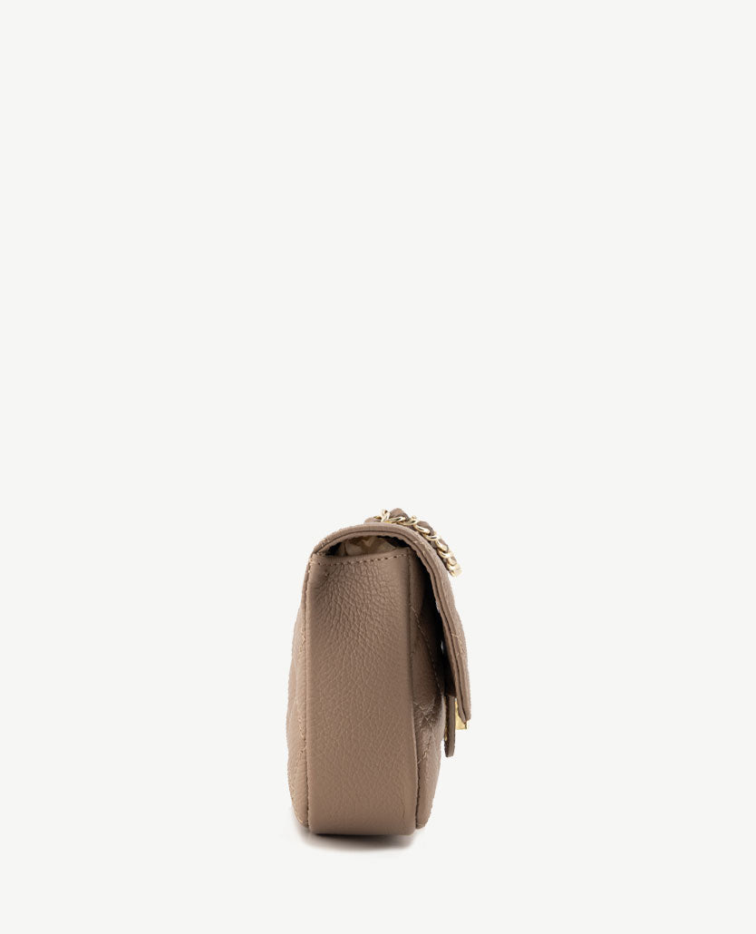 Tas - Sophia - Leer - Taupe