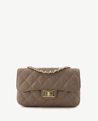 Tas - Sophia - Leer - Taupe