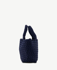 Schoudertas - Handtas - Gevlochten - Navy