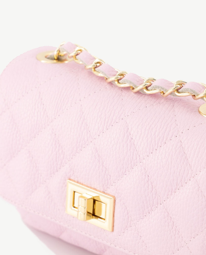 Tas - Audrey - Leer - Lilac pink