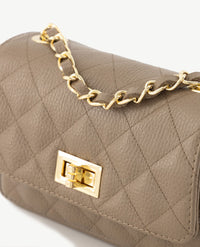 Tas - Audrey - Leer - Taupe