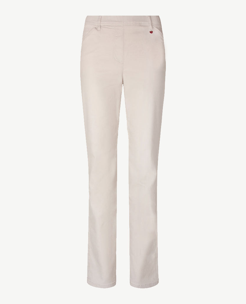 Toni - Alice - Elastiek rondom - Katoen - Normale lengte - Heel licht grijs