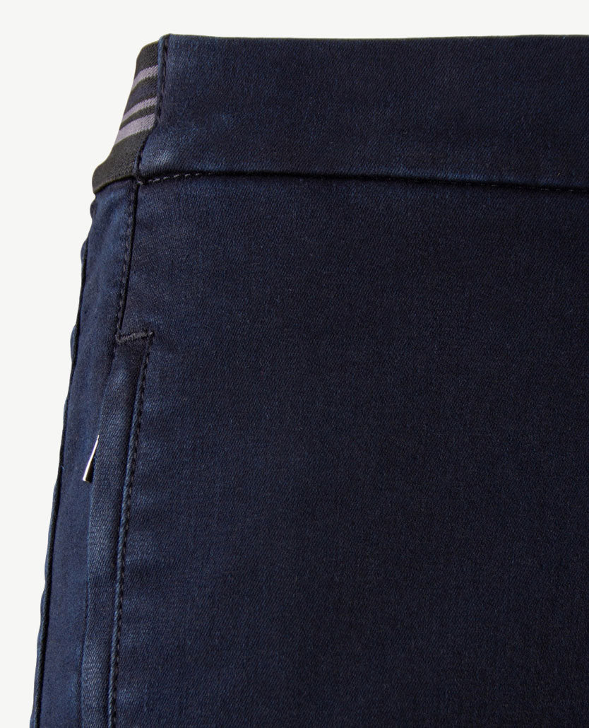 Toni - Elastiek rondom - Alice New - Jeans - Korte lengte - Blue black