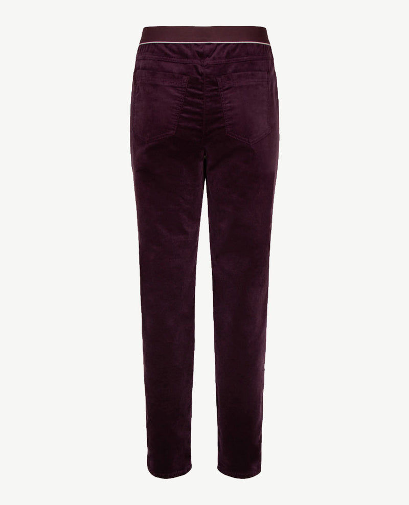 Toni Dress - Elastiek rondom - Alice New - Soft ribcorduroy - Normale lengte - Burgundy