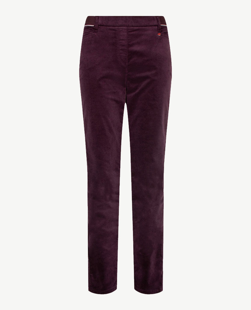 Toni Dress - Elastiek rondom - Alice New - Soft ribcorduroy - Korte lengte - Burgundy