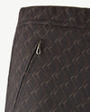 Toni - Alice zip - Elastiek rondom - Traveljersey - Normale lengte - Dessin zwart, camel en choco