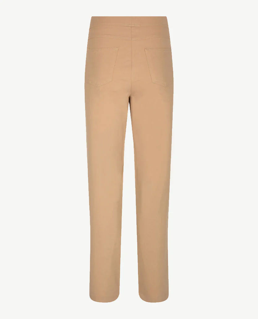 Toni - Alice zip - Elastiek rondom - Jersey - Caramel - Korte lengte