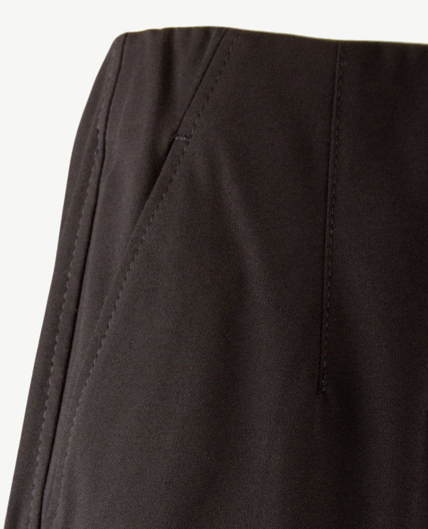Toni - Jenny Pallazo - Instapbroek dames met elastische band - Traveljersey - Normale lengte - Zwart