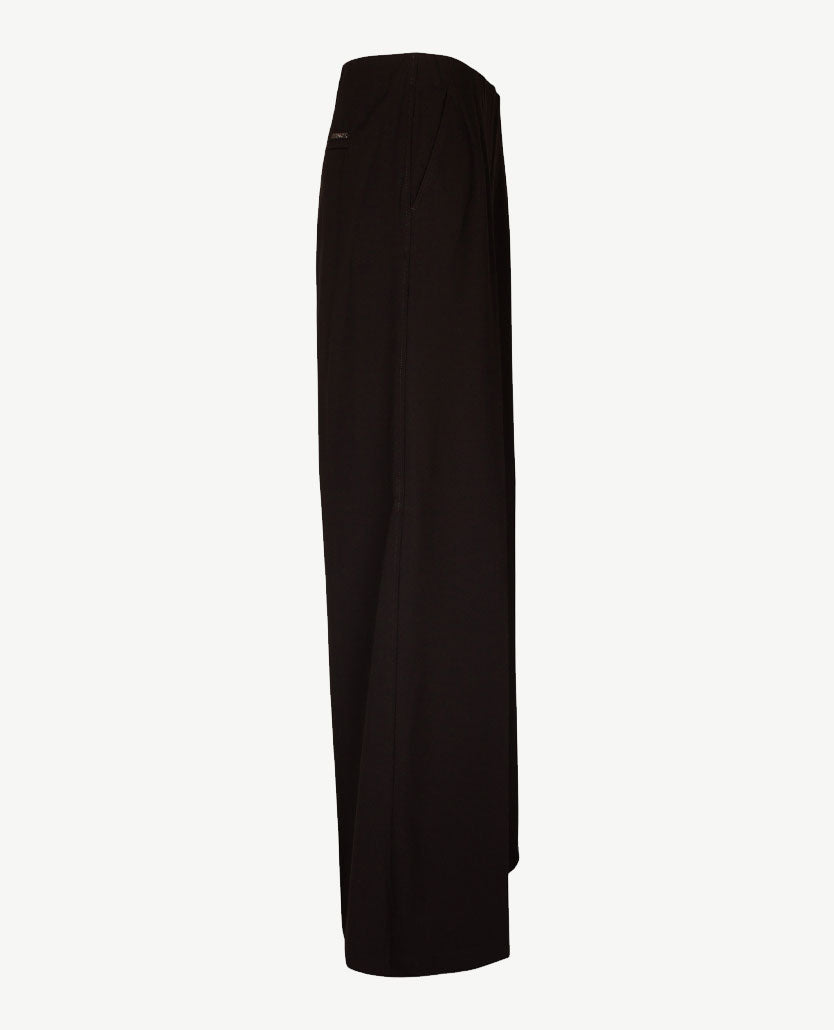 Toni - Jenny Pallazo - Instapbroek dames met elastische band - Traveljersey - Normale lengte - Zwart