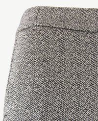 Toni - Elastiek rondom - Jenny Wide Leg - Jersey - Normale lengte - Dessin zwart en grijzen