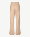 Toni - Elastiek rondom - Jenny Wide Leg - Jersey - Normale lengte - Mêlée - Beige