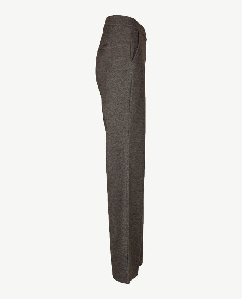 Toni - Elastiek rondom - Jenny Wide Leg - Jersey - Normale lengte - Mêlée - Grijzen