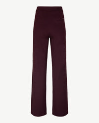 Toni - Jenny Wide - Instapbroek dames met elastische band - Jersey - Wine