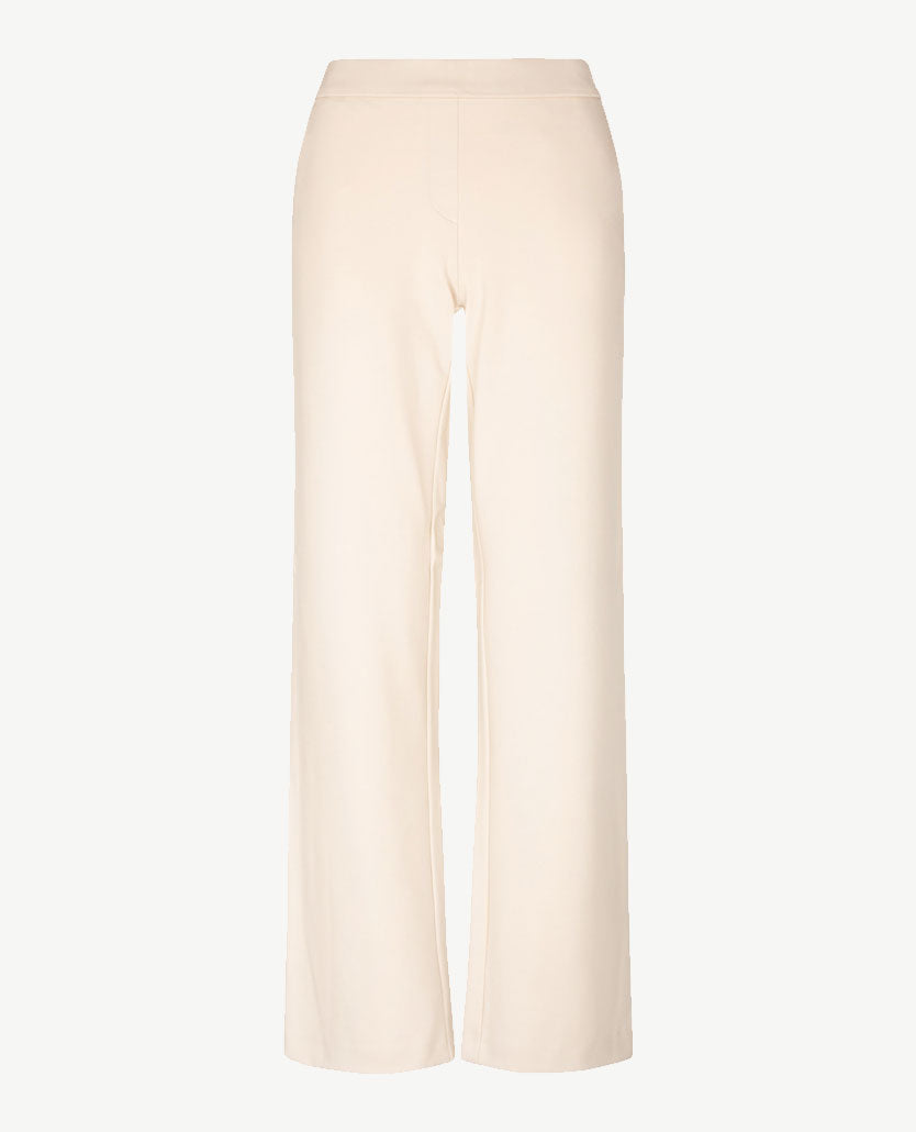 Toni - Jenny Wide - Instapbroek dames met elastische band - Jersey - Licht beige